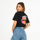 Camiseta Pawer Padel Negro- S