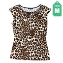 Blusa Mandy Evans Animal Print - M