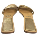 Sandalias Flats Zara Dorado- 38