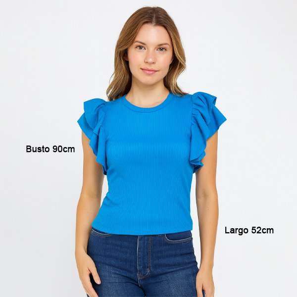 Blusa Patystell Azul Rey- S