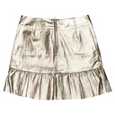 Falda Stradivarius Dorada- 8