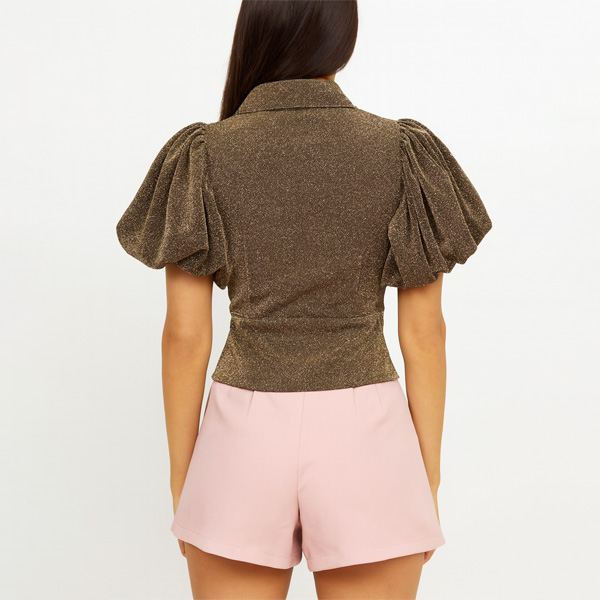 Camisa LoveSong Dorado- S