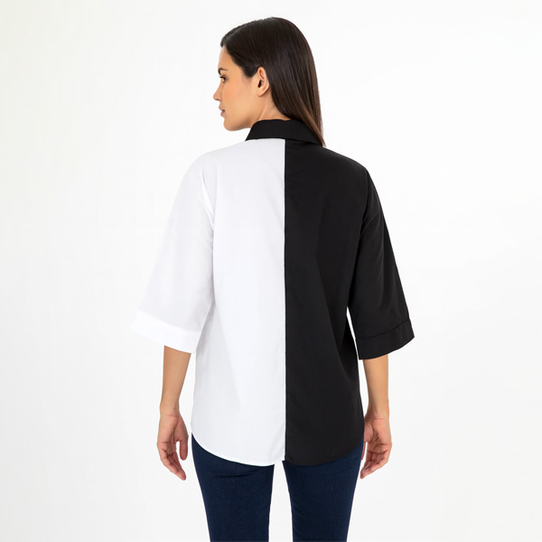 Camisa Pastel Bicolor- L