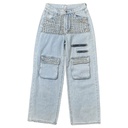 Cargo Jeans Kiwi Prelavado Claro- M