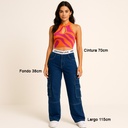 Cargo Pants Bilboa Azul Prelavado- M