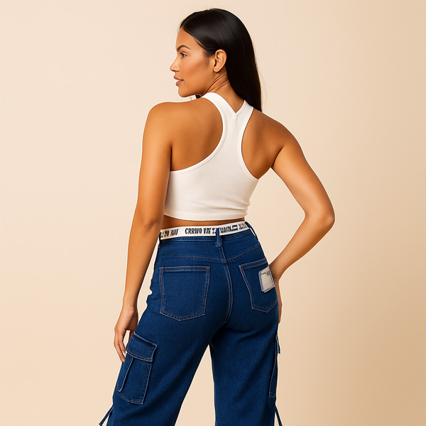 Cargo Pants Bilboa Azul Prelavado- M