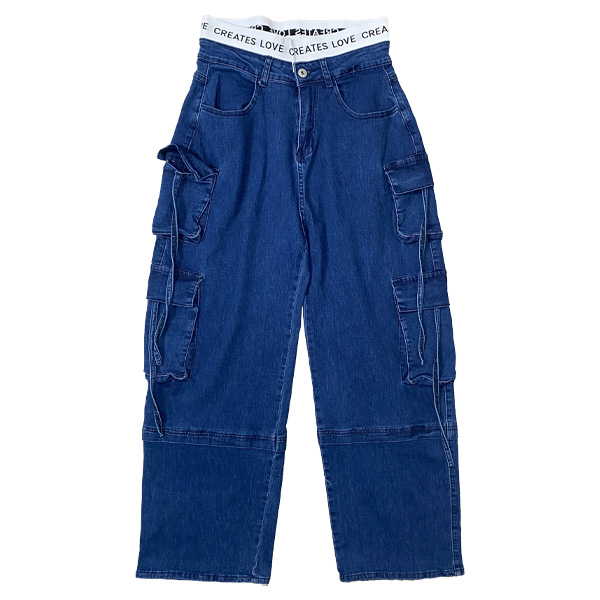 Cargo Pants Bilboa Azul Prelavado- M