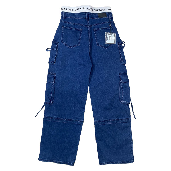 Cargo Pants Bilboa Azul Prelavado- M