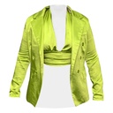 Conjunto Patystell Verde Satinado- S