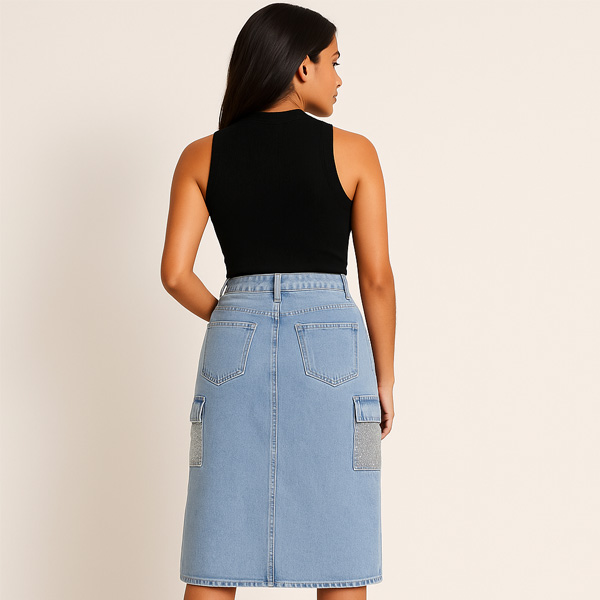 Falda Kiwi Prelavado