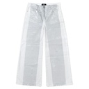Jeans Itoo Blanco y Plateado- L 
