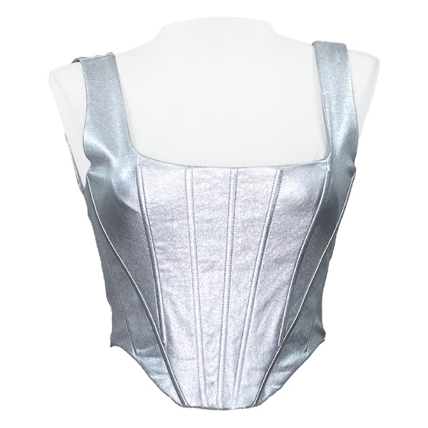 Top Shero Plateado- M