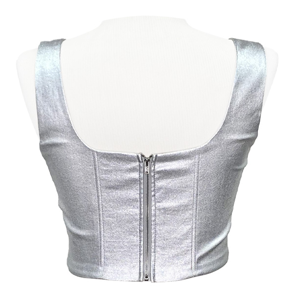 Top Shero Plateado- M