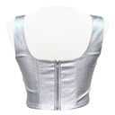 Top Shero Plateado- M