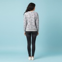 Sweater For Sel Gris y Rosado- M 