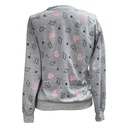 Sweater For Sel Gris y Rosado- M 
