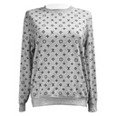 Sweater Gris y Negro- M
