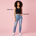 Blusa Shein Negro- S