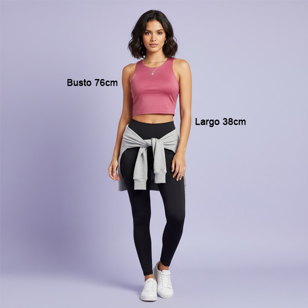 Crop Top Muse Fucsia- S