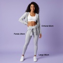 Leggins Kyodan Gris Claro- S