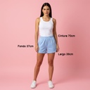 Short Shein Azul Claro- S