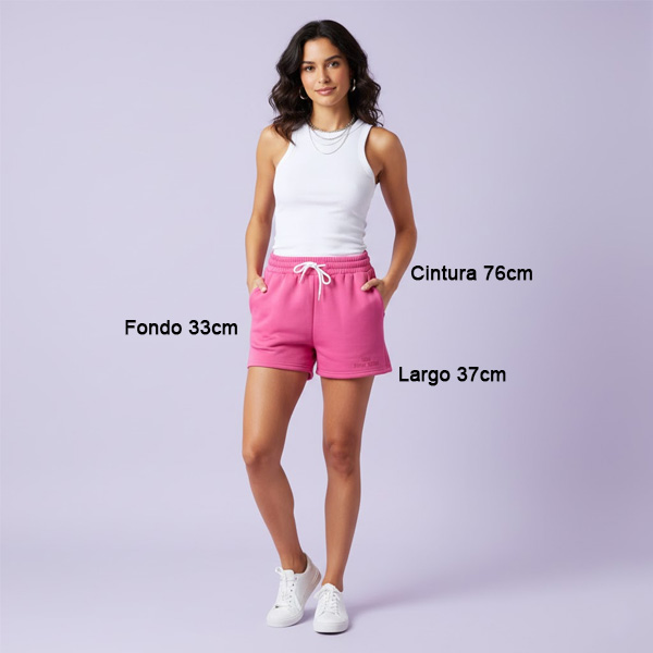 Short Shein Fucsia- S
