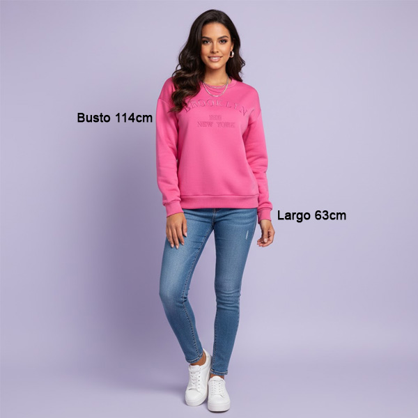 Sweater Shein Fucsia- S 