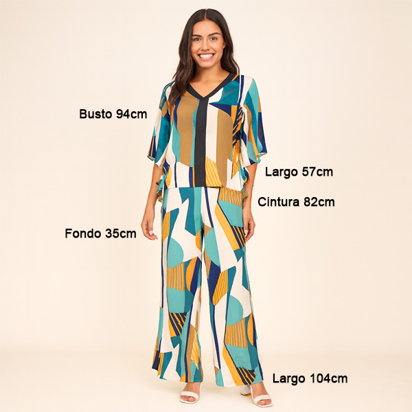 Conjunto Shein Multicolor- XS