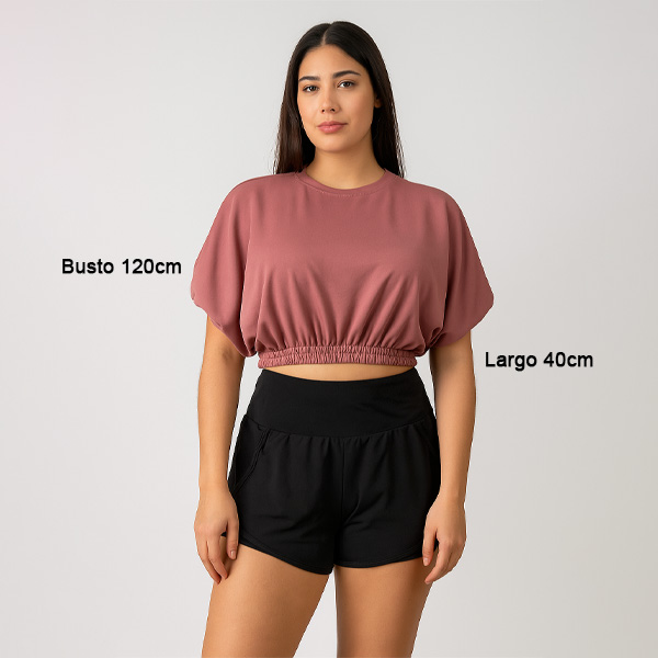 Blusa La Sabbia Palo Rosa- S