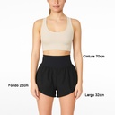 Falda Short Pawer Negro- XL