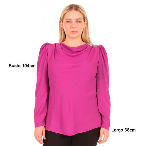 Blusa Rago Muffins Magenta- L