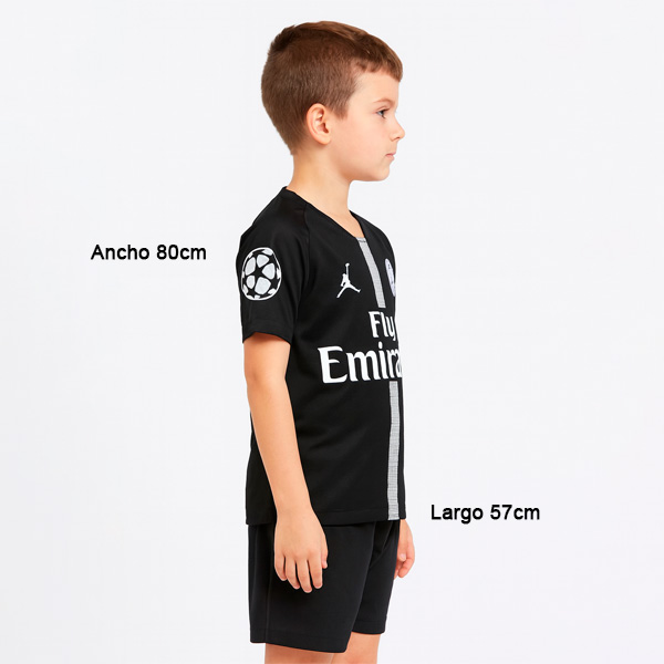 Camiseta Paris Saint Germain Negro- 8/10