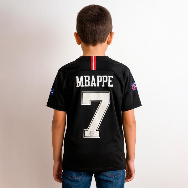 Camiseta Paris Saint Germain Negro- 8/10