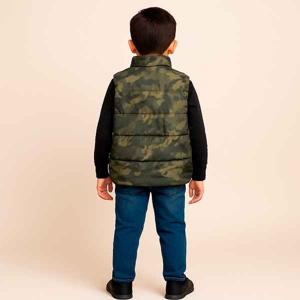 Chaleco Impermeable Old Navy Camuflaje- 8