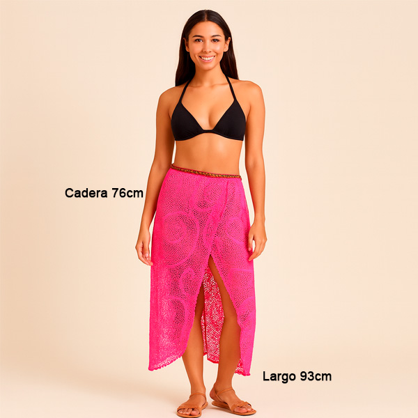 Salida de Baño Fucsia Neon- Unica