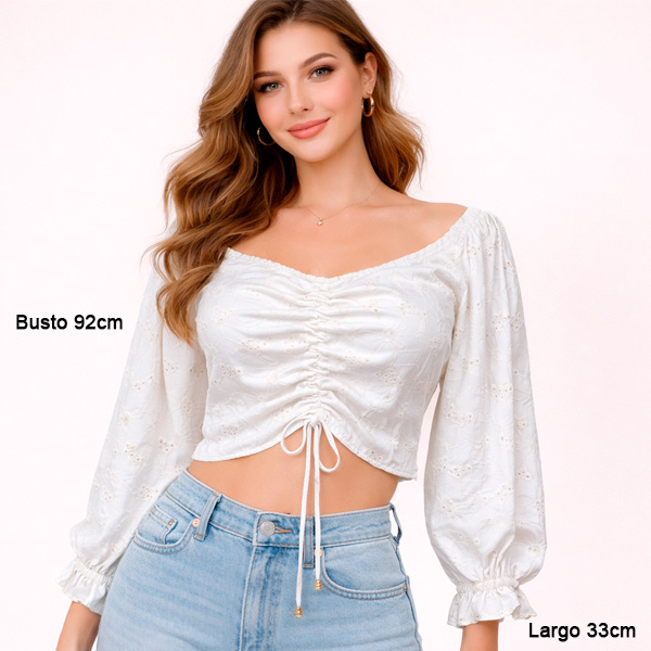 Blusa Ela Marfil- XS