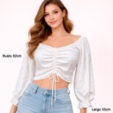 Blusa Ela Marfil- XS