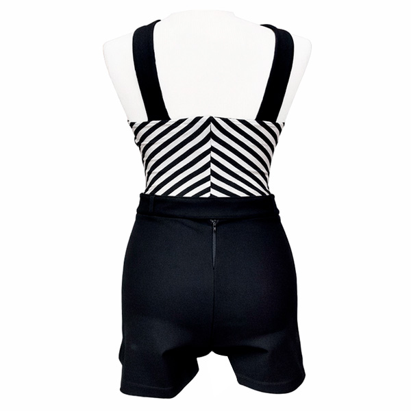 Jumper Studio F Blanco y Negro- XS