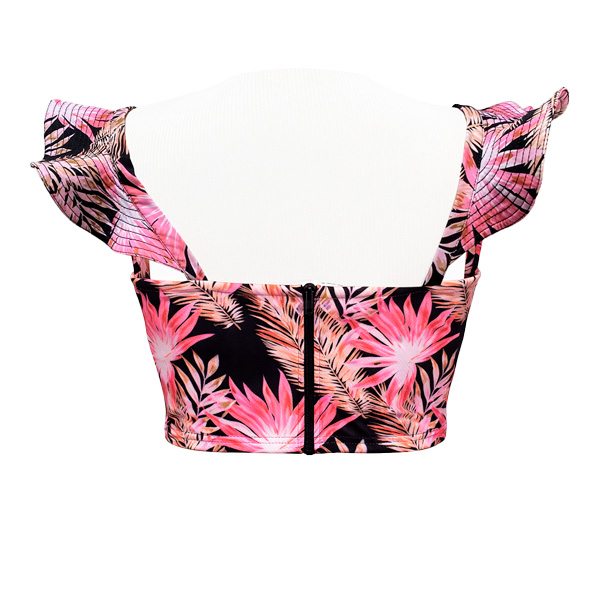 Crop Top Luz Marina Floral- S