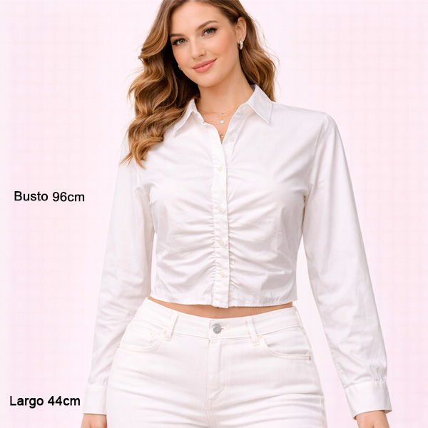 Camisa Ela Blanco- L