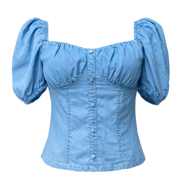 Blusa Studio F Azul Denim- S