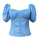 Blusa Studio F Azul Denim- S