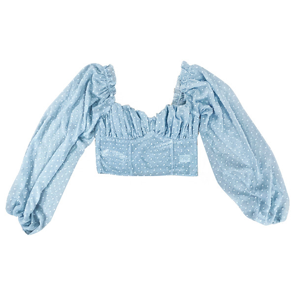 Crop Top Forever21 Azul- S