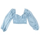 Crop Top Forever21 Azul- S