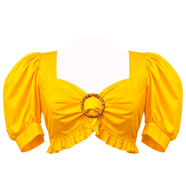 Crop Top Studio F Mostaza- S