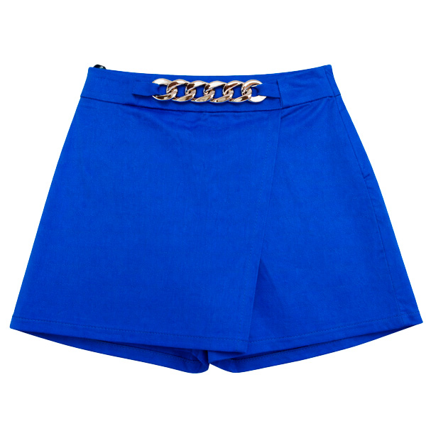 Falda Short Ela Azul Rey- S