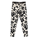 Pantalon Studio F Blanco Hueso y Negro- XS