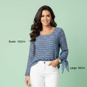 Blusa Point Estampado- L