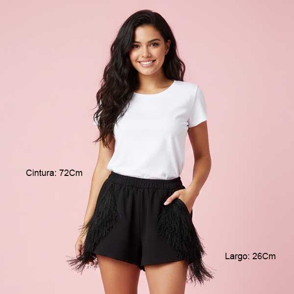 Short The Rack Negro- S