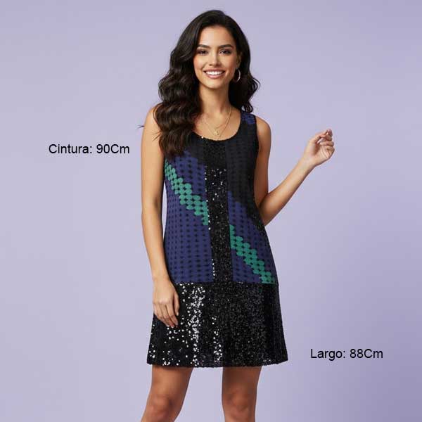 Vestido Custo Barcelona Estampado- M